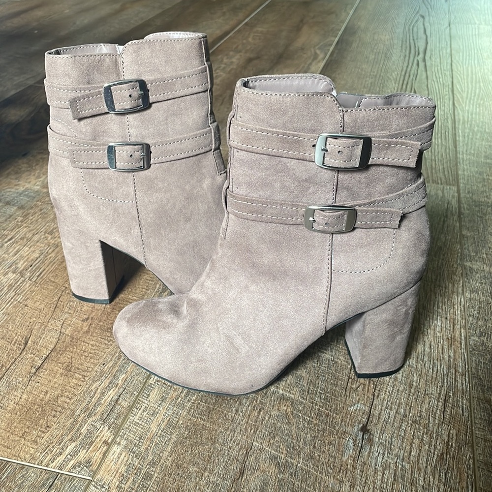 Block Heel Booties